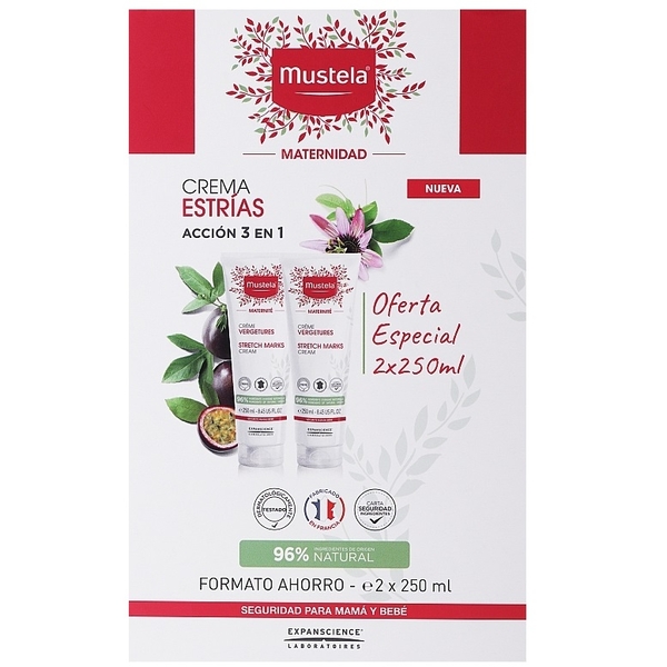 Набор кремов от растяжек Mustela Maternidad Stretch Marks Prevention Cream 2х250 мл - Pampik