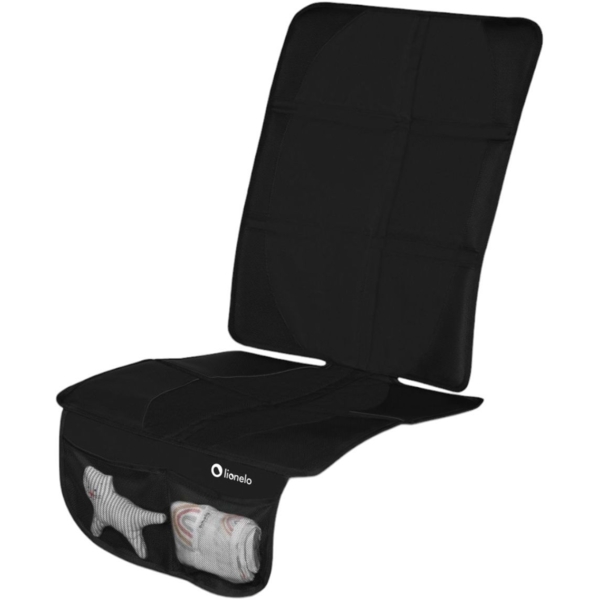 Захисний чохол під автокрісло Lionelo Sikker Black Carbon, чорний - Pampik