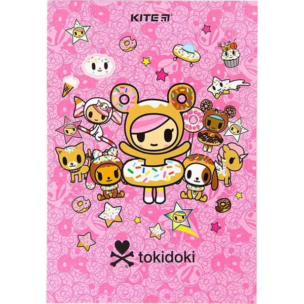 Блокнот-планшет Kite Tokidoki, А5, у клітинку, 50 аркушів (TK22-194-3) - Pampik