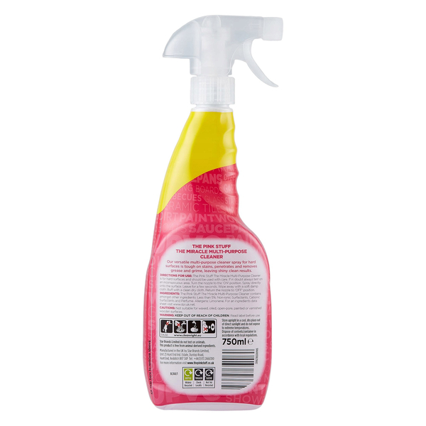 Универсальный спрей для чистки The Pink Stuff 750 мл - Pampik - 2