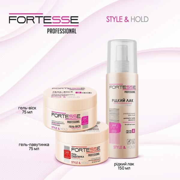 Гель-воск для волос Fortesse Professional Style & Hold нормальная фиксация, 75 мл - Pampik - 5