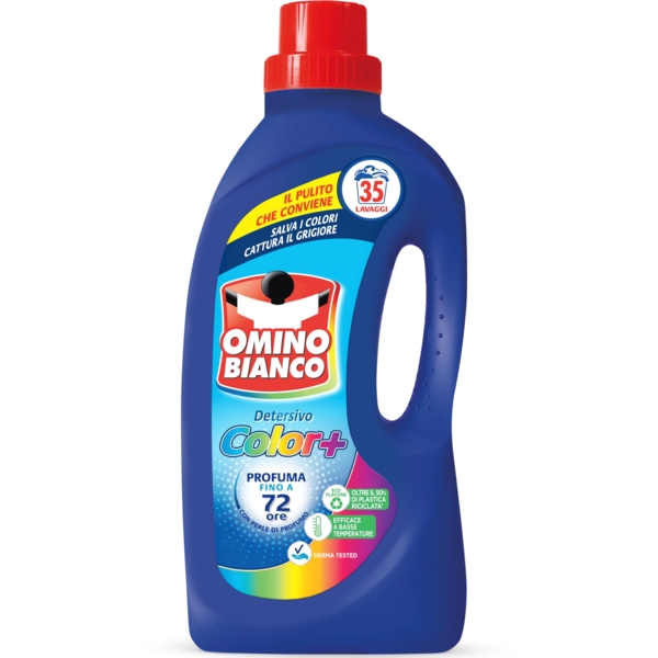 Гель для стирки цветных вещей Omino Bianco Color+, 1.4 л - Pampik