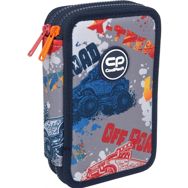 Пенал с наполнением CoolPack Jumper 2 Offroad, 2 отделения (F066671) - Pampik