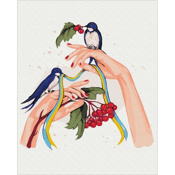 Картина за номерами ZiBi Kids Line В руках надія Alla Berezovska 40х50 см (ZB.64052) - Pampik