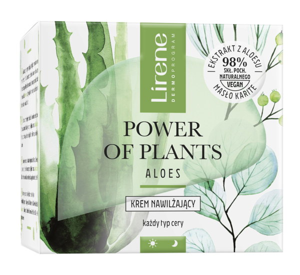 Крем для лица Lirene Power Of Plants Aloes Cream 50 мл - Pampik - 2