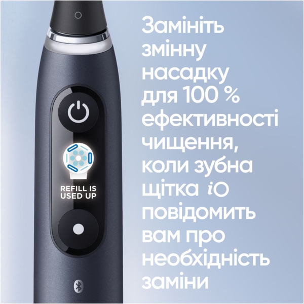 Електрична щітка Oral-B iO Series 9 Duo iOM9d.2J2.2AD 3758+додаткова ручка Black - Pampik - 7