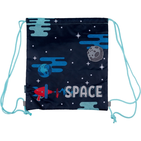 Сумка для взуття 1 Вересня SB-10 Out of Space синя (533503) - Pampik