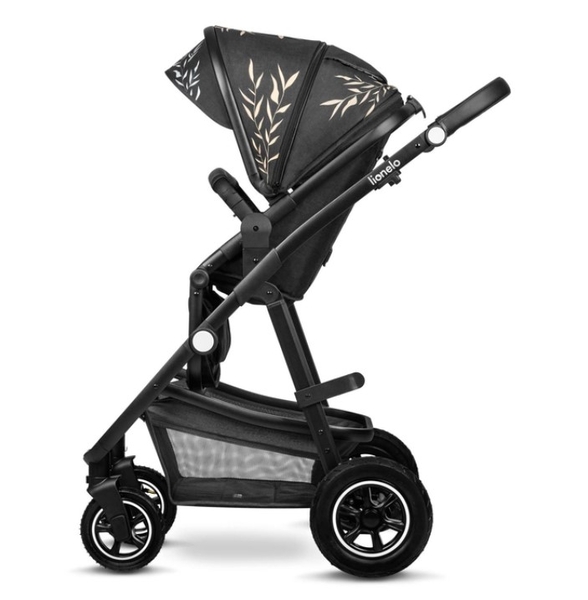 Універсальна коляска 3 в 1 Lionelo Amber Lovin, чорний - Pampik - 5