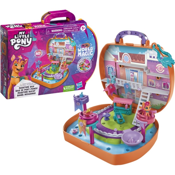 Ігровий набір My Little Pony Mini World Magic Compact Creation Maretime Bay (F3876_F5248) - Pampik