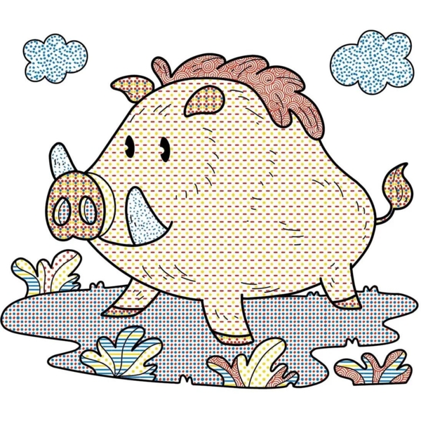 Водяні розмальовки Талант Лісові тварини (8w-forestanim) - Pampik - 4