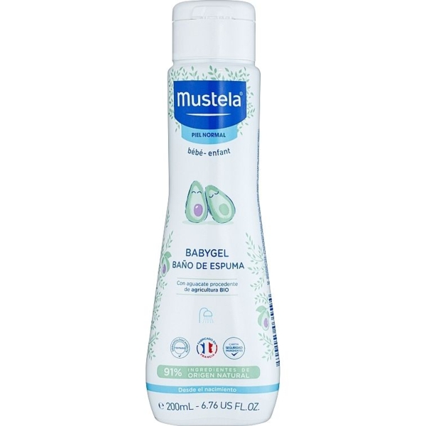 Дитяча піна для ванни Mustela Babygel 200 мл - Pampik