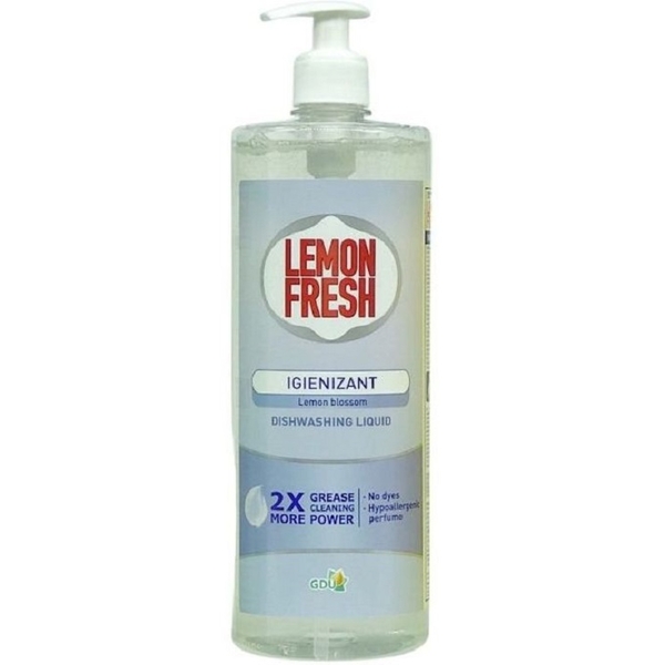 Рідина для миття посуду Lemon Fresh 1 л прозора - Pampik