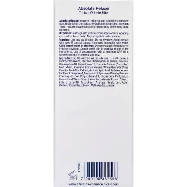 Сироватка для розгладження зморшок Christina Unstress Absolute Relaxer 30 мл - Pampik - 2