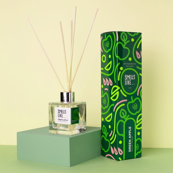 Аромадиффузор для дома Esse Smells Like Green Apple, 100 мл - Pampik - 2