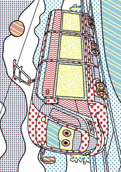 Чарівна водна розмальовка Кристал Бук Міський транспорт, 8 сторінок (F00025051) - Pampik - 2