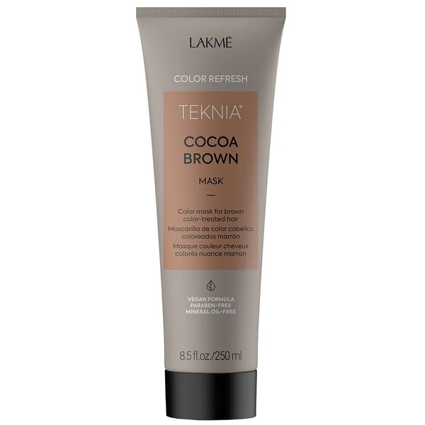 Маска Lakme Teknia Color Refresh Cocoa Brown Mask для оновлення кольору коричневих відтінків волосся, 250 мл - Pampik
