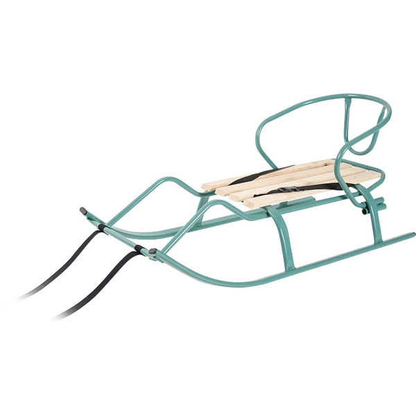 Санки Vitan Спорт Ф1 зі спинкою бірюзові (2130012) - Pampik