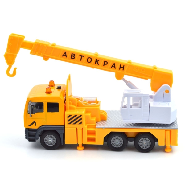 Автомодель TechnoDrive City service Автокран желтая (510253.270) - Pampik - 2