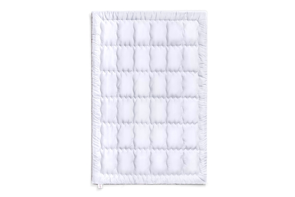 Ковдра бамбукова MirSon Royal Pearl Hand Made №1373, демісезонна, 110x140 см, біла - Pampik - 2