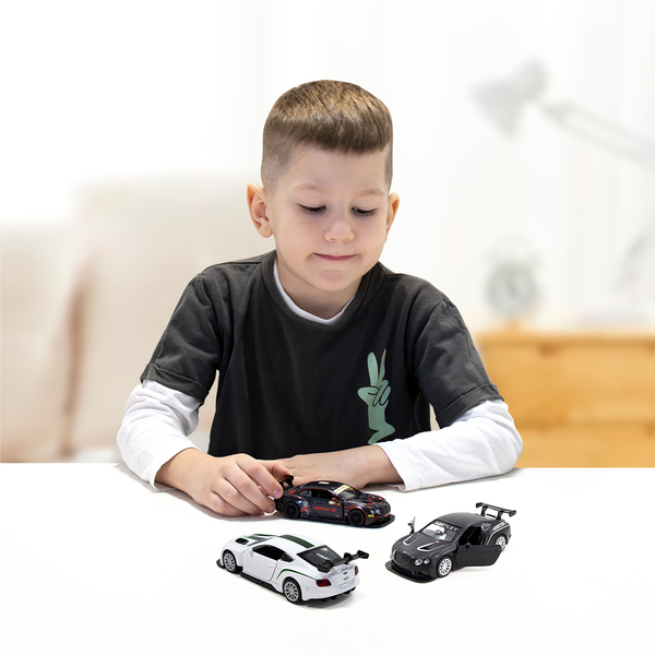 Автомодель TechnoDrive Bentley Continental GT3 белая (250258) - Pampik - 10