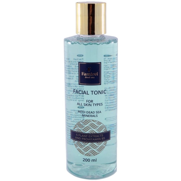 Тонік для обличчя Famirel з мінералами Мертвого моря та провітаміном B5, 200 мл - Pampik