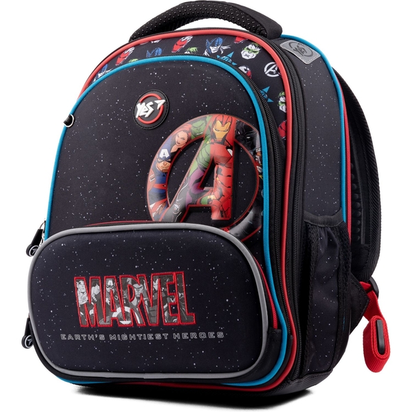 Рюкзак каркасний Yes S-30 Juno Ultra Premium Marvel.Avengers, черный (553195) - Pampik