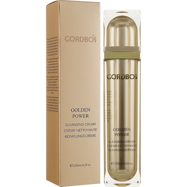 Очищуючий крем для обличчя Gordbos Golden Power Cleansing Cream, 120 мл - Pampik