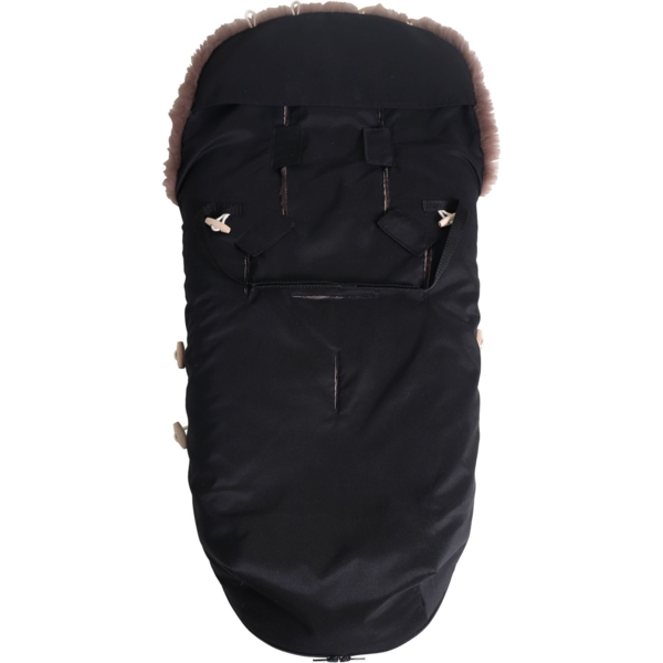 Конверт теплий Kaiser Toffee, з натуральної овчини, чорний (6512525) - Pampik - 6