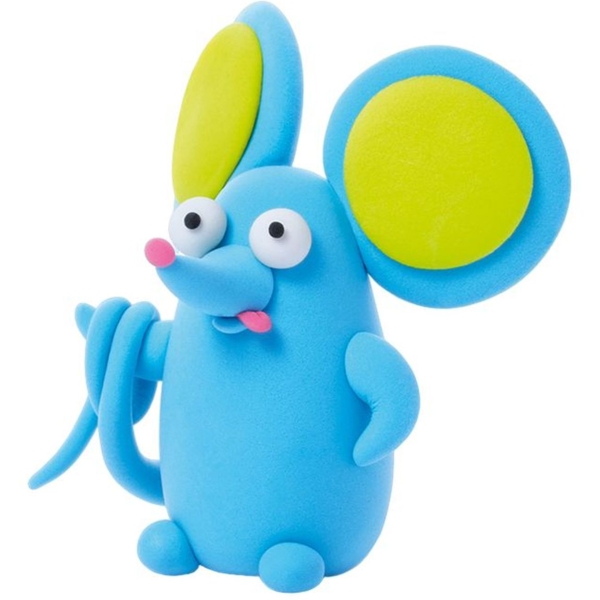 Набір пластиліну Ліпака Пухнасті улюбленці Мишка (30116-UA01) - Pampik - 3