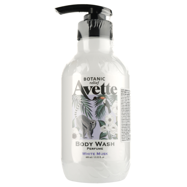 Парфумований гель для душу Tony Moly Avette Botanic Relief White Musk, 400 мл - Pampik - 2