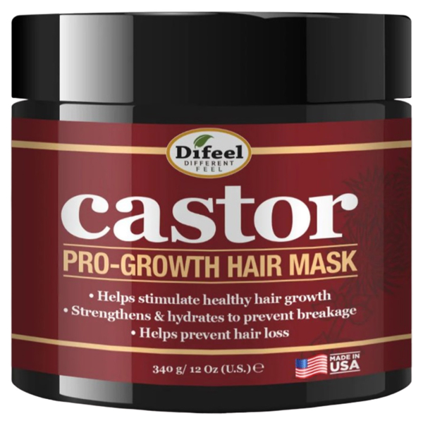 Маска для волосся Difeel Pro-Growth Castor Hair Mask, 340 г - Pampik