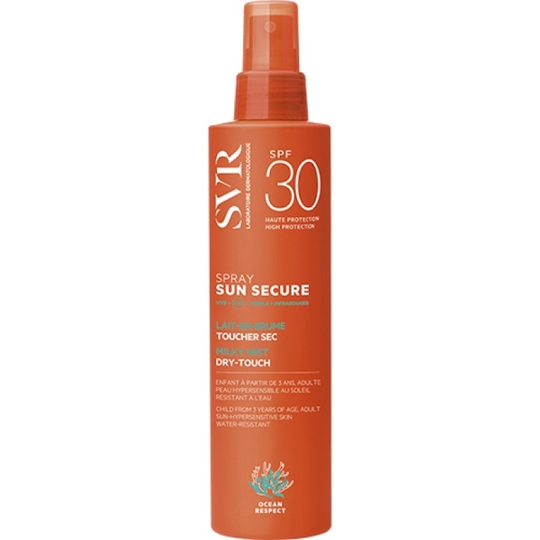 Сонцезахисний спрей SVR Laboratories Sun Secure SPF 30, 200 мл - Pampik