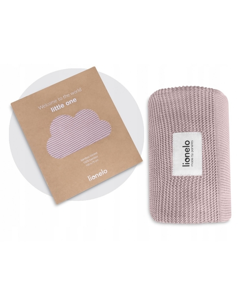 Ковдра Lionelo Bamboo Blanket Pink, 100х75 см, рожева (LO-BAMBOO BLANKET PINK) - Pampik - 4