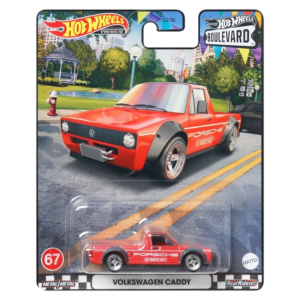 Автомодель Hot Wheels Boulevard Volkswagen Caddy червона (GJT68/HKF13) - Pampik