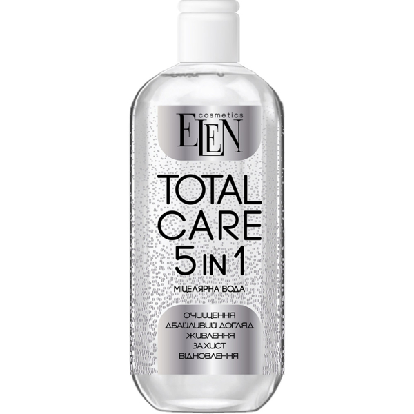 Мицеллярная вода Elen Cosmetics Total Care 5 в 1, 500 мл - Pampik