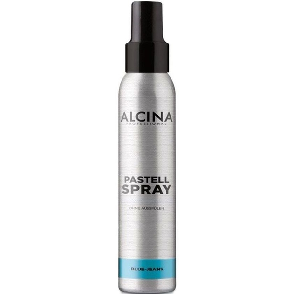 Тонирующий спрей для светлых волос Alcina Pastell Spray Blue-Jeans, голубой, 100 мл - Pampik