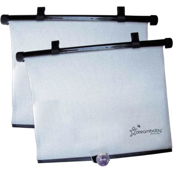 Сонцезахисна шторка DreamBaby Extra-Wide, сіра, 2 шт. (F258) - Pampik