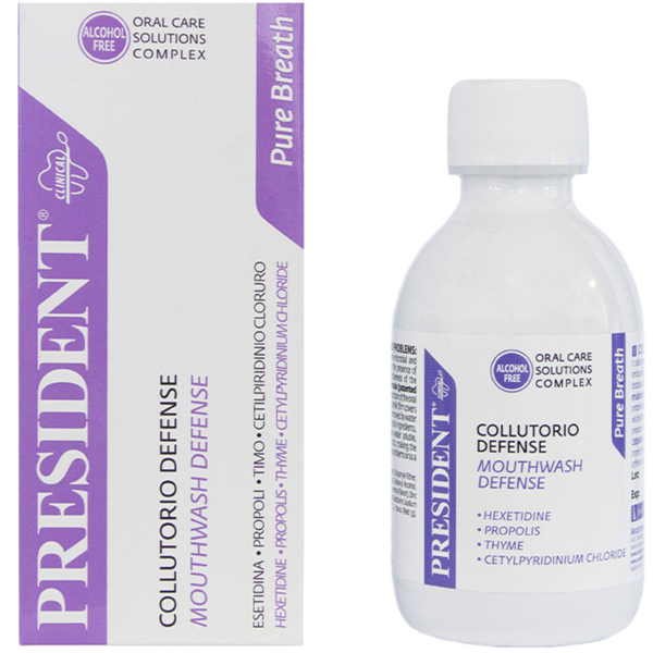 Ополіскувач для порожнини рота President Defense, 200 мл - Pampik