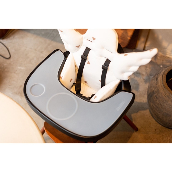 Подушка до стільця для годування Childhome Angel Hearts, білий (CCASCJOH) - Pampik - 4