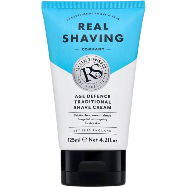 Традиційний крем для гоління The Real Shaving Company Age Defense 125 мл - Pampik