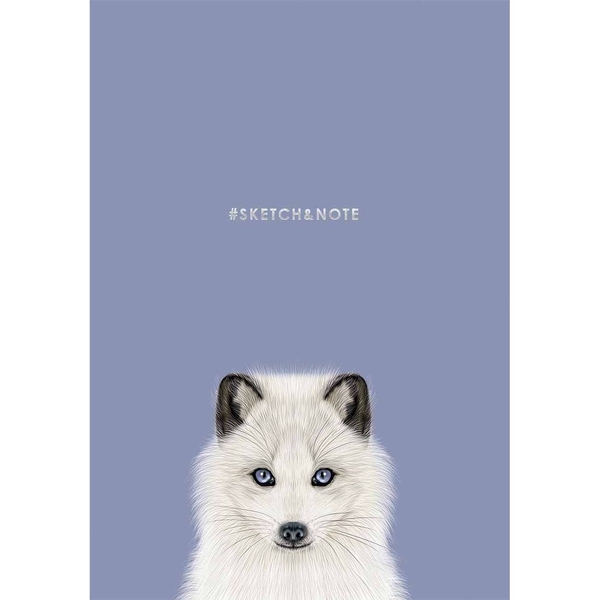 Зошит для ескізів Muse, А5, без лініювання, 64 арк., блакитний (A5-3C-064-373) - Pampik