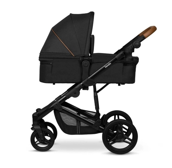 Універсальна коляска 2 в 1 Lionelo Mari Tour Black Onyx, чорна - Pampik - 8