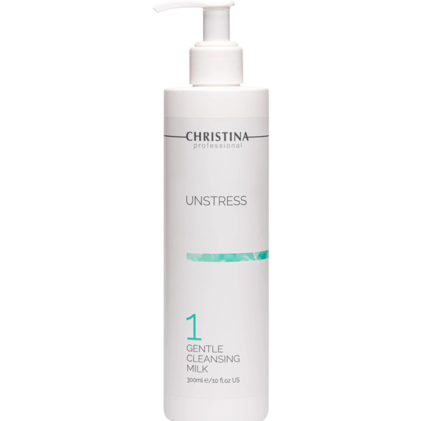 Молочко очищающее Christina Unstress 1 Gentle Cleansing Milk 300 мл - Pampik