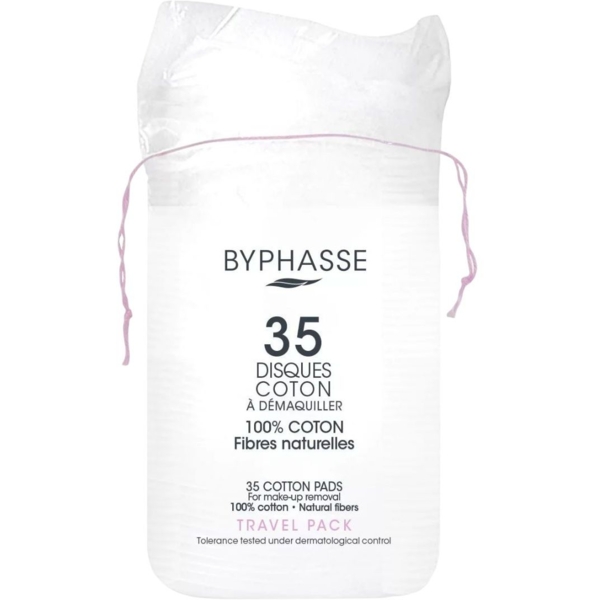 Ватные диски для снятия макияжа Byphasse, 35 шт. - Pampik