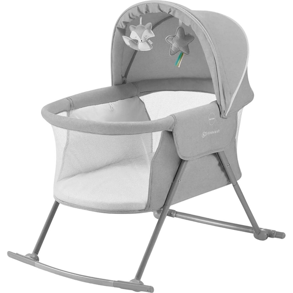 Люлька-гойдалка 3 в 1 Kinderkraft Lovi сіра (00-00158788) - Pampik