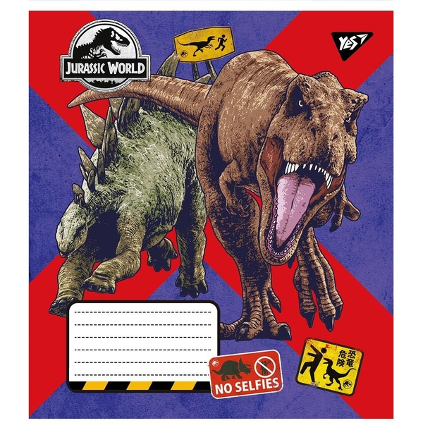 Зошит загальний Yes Jurassic World, А5, в косу лінію, 12 аркушів (766307) - Pampik - 5