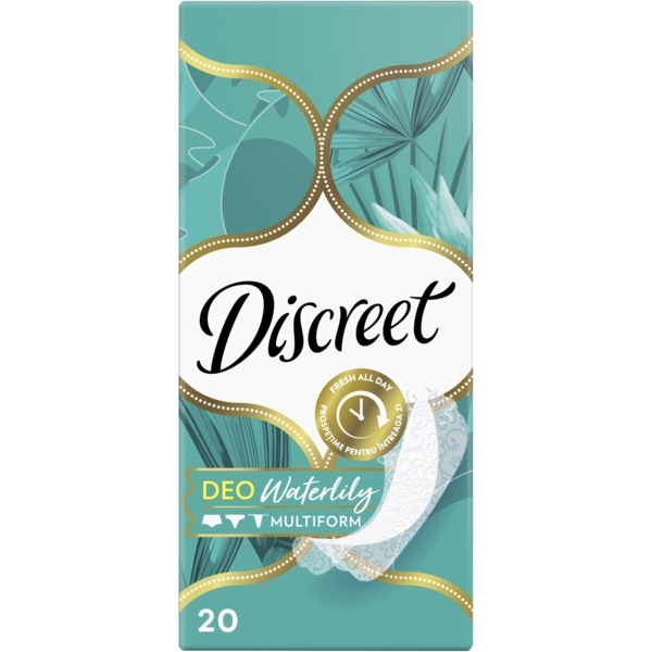 Щоденні прокладки Discreet Deo Waterlily Multiform, 20 шт. - Pampik - 2