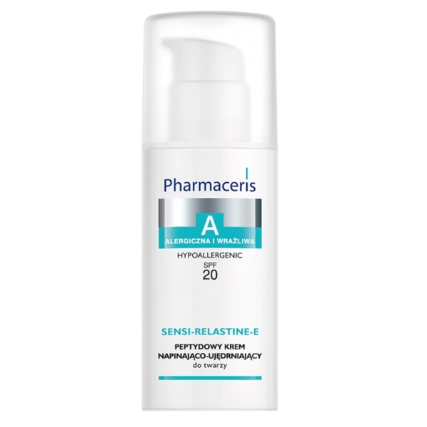 Зміцнюючий пептидний крем SPF 20 Pharmaceris A SENSI-RELASTINE-E, 50 мл (E16002) - Pampik