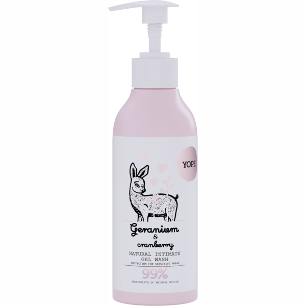 Засіб для інтимної гігієни Yope Geranium&Cranberry 400 мл - Pampik