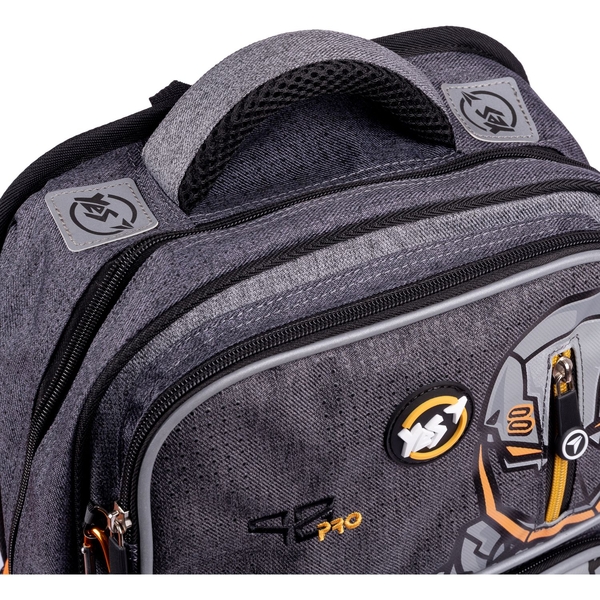Рюкзак Yes S-86 AsPro, серый с черным (554635) - Pampik - 8